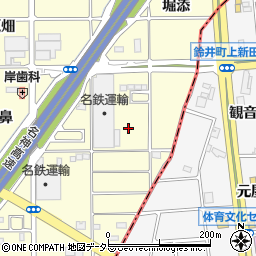 愛知県一宮市千秋町町屋西野9周辺の地図