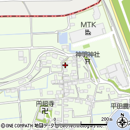 岐阜県海津市平田町勝賀1326-1周辺の地図