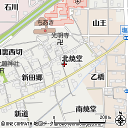 愛知県一宮市丹陽町重吉北焼堂周辺の地図
