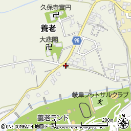 岐阜県養老郡養老町養老1238-3周辺の地図