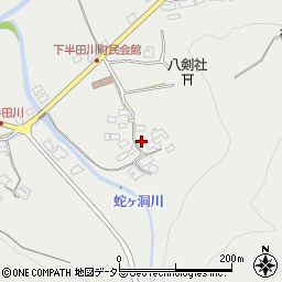 愛知県瀬戸市下半田川町695周辺の地図