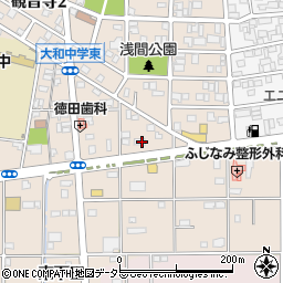愛知県一宮市大和町苅安賀山王周辺の地図