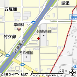 愛知県一宮市千秋町町屋西野周辺の地図