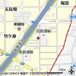 愛知県一宮市千秋町町屋（西野）周辺の地図