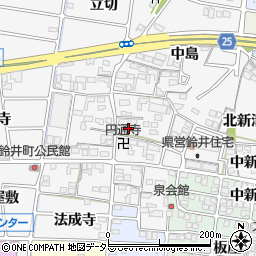 愛知県岩倉市鈴井町蔵前53周辺の地図