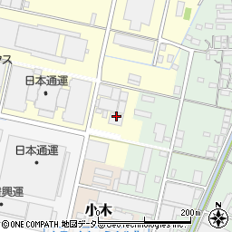 志村梱包株式会社　南倉庫周辺の地図