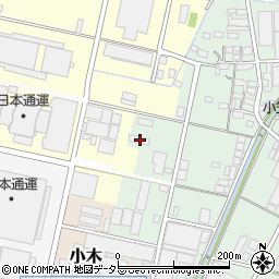 愛知県小牧市舟津1277周辺の地図