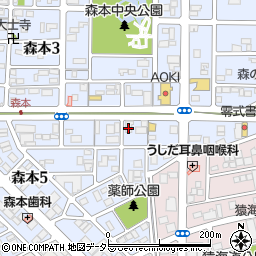 プラム一宮店周辺の地図