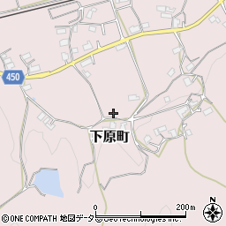 京都府綾部市下原町念五郎谷周辺の地図