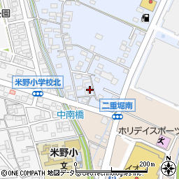 愛知県小牧市二重堀1546周辺の地図