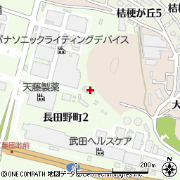 長田野ガスセンター周辺の地図