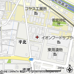 愛知県一宮市明地南茱之木12周辺の地図