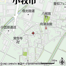 愛知県小牧市舟津2373周辺の地図