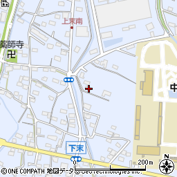 愛知県小牧市下末1333周辺の地図