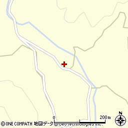 島根県安来市伯太町上小竹321周辺の地図