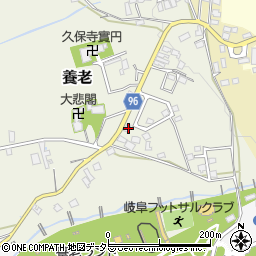 岐阜県養老郡養老町養老1238-10周辺の地図