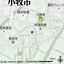 愛知県小牧市舟津2378-1周辺の地図