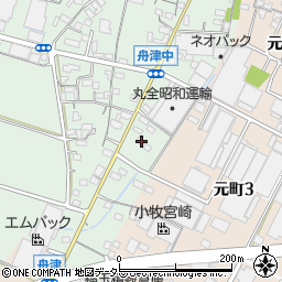 愛知県小牧市舟津541-10周辺の地図