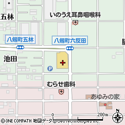愛知県岩倉市八剱町六反田35周辺の地図