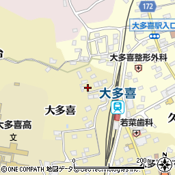 千葉県夷隅郡大多喜町大多喜330周辺の地図