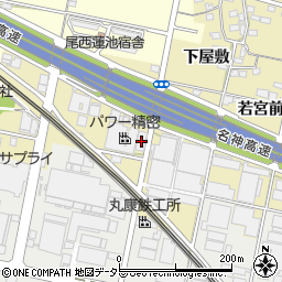 愛知県一宮市西萩原若宮前30周辺の地図