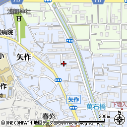 神奈川県小田原市矢作165-7周辺の地図