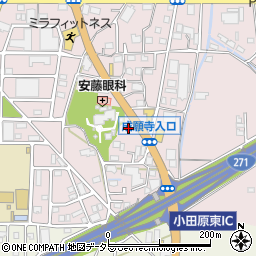 ホダカ　小田原店周辺の地図