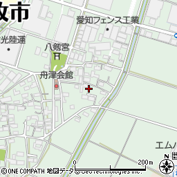 愛知県小牧市舟津1661周辺の地図