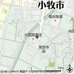 愛知県小牧市舟津1050周辺の地図