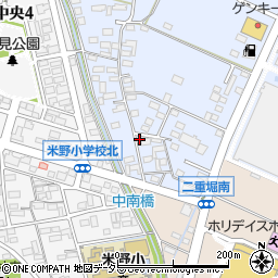 愛知県小牧市二重堀1549周辺の地図