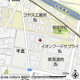 愛知県一宮市明地南茱之木20周辺の地図