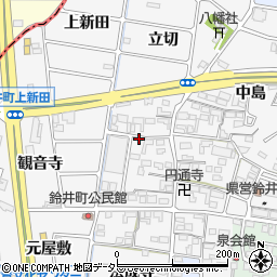 愛知県岩倉市鈴井町蔵前94周辺の地図