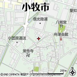 愛知県小牧市舟津1041周辺の地図