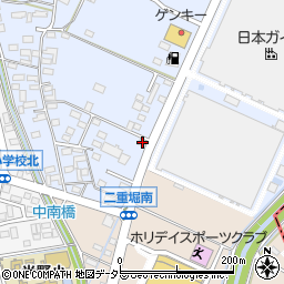愛知県小牧市二重堀1555周辺の地図