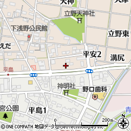 〒491-0872 愛知県一宮市平安の地図