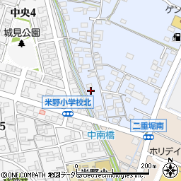 愛知県小牧市二重堀1676周辺の地図