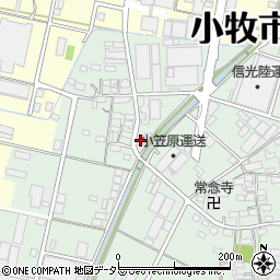 愛知県小牧市舟津1354周辺の地図