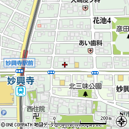 愛知銀行　プラザ一宮南周辺の地図
