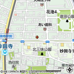 ブックオフ一宮妙興寺店周辺の地図