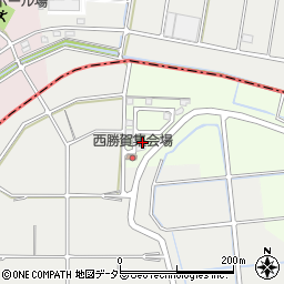 岐阜県海津市平田町勝賀11周辺の地図