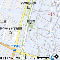 愛知県小牧市下末1274周辺の地図