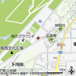 愛知県一宮市祐久外浦周辺の地図