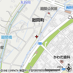 愛知県春日井市廻間町21周辺の地図