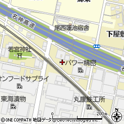愛知県一宮市西萩原若宮前24周辺の地図
