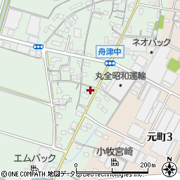 愛知県小牧市舟津549周辺の地図