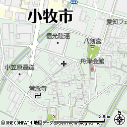 愛知県小牧市舟津1029周辺の地図