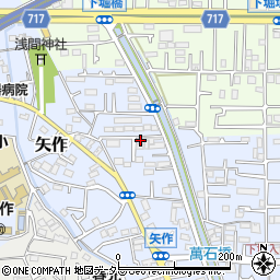 神奈川県小田原市矢作165-3周辺の地図