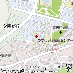 京都府福知山市つつじケ丘周辺の地図