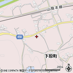 京都府綾部市下原町カジヤ周辺の地図