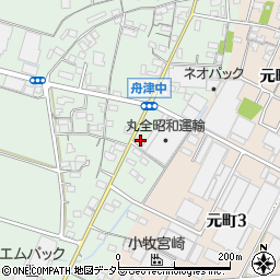 愛知県小牧市舟津519周辺の地図